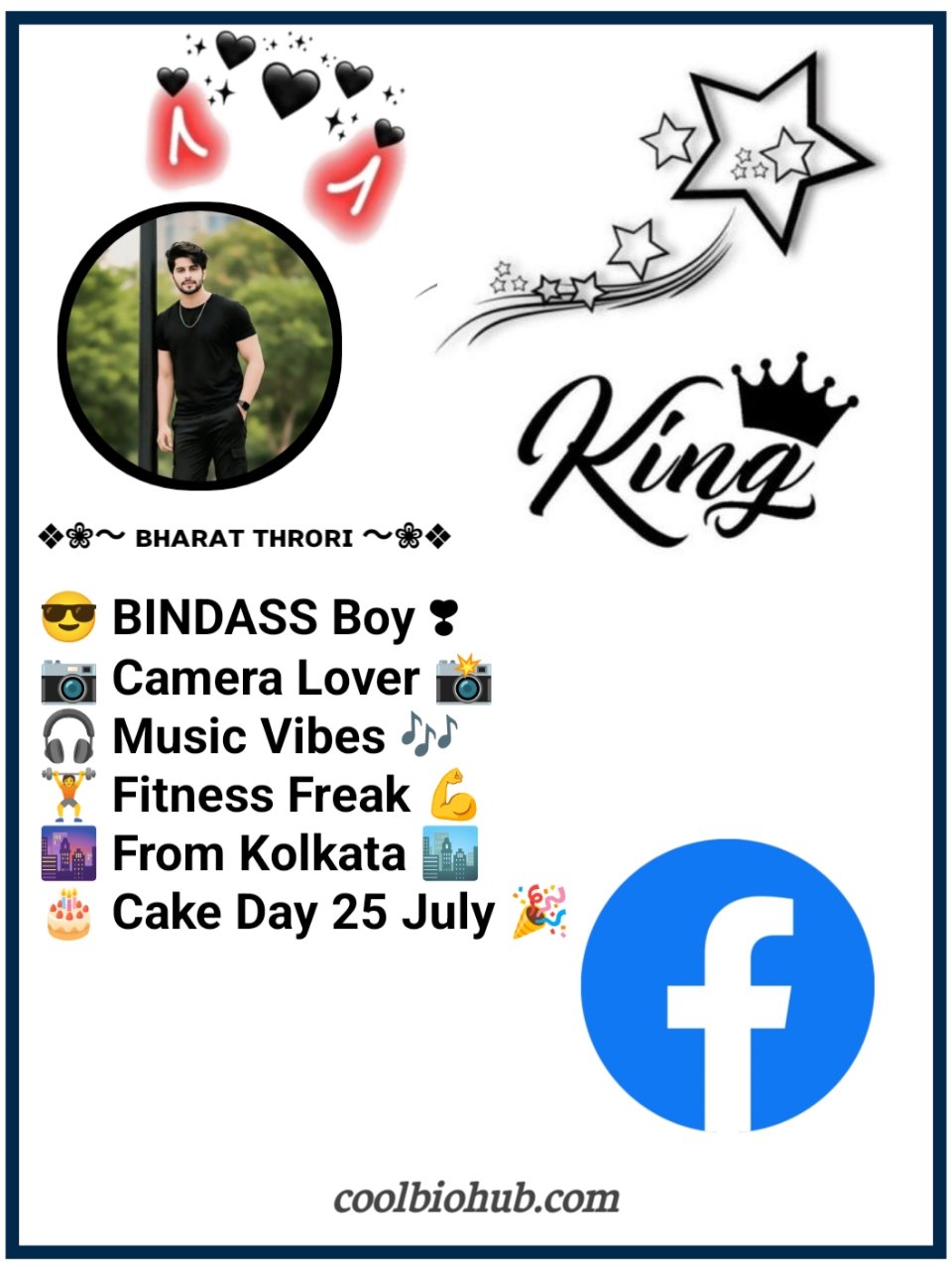 Facebook bio for boys love