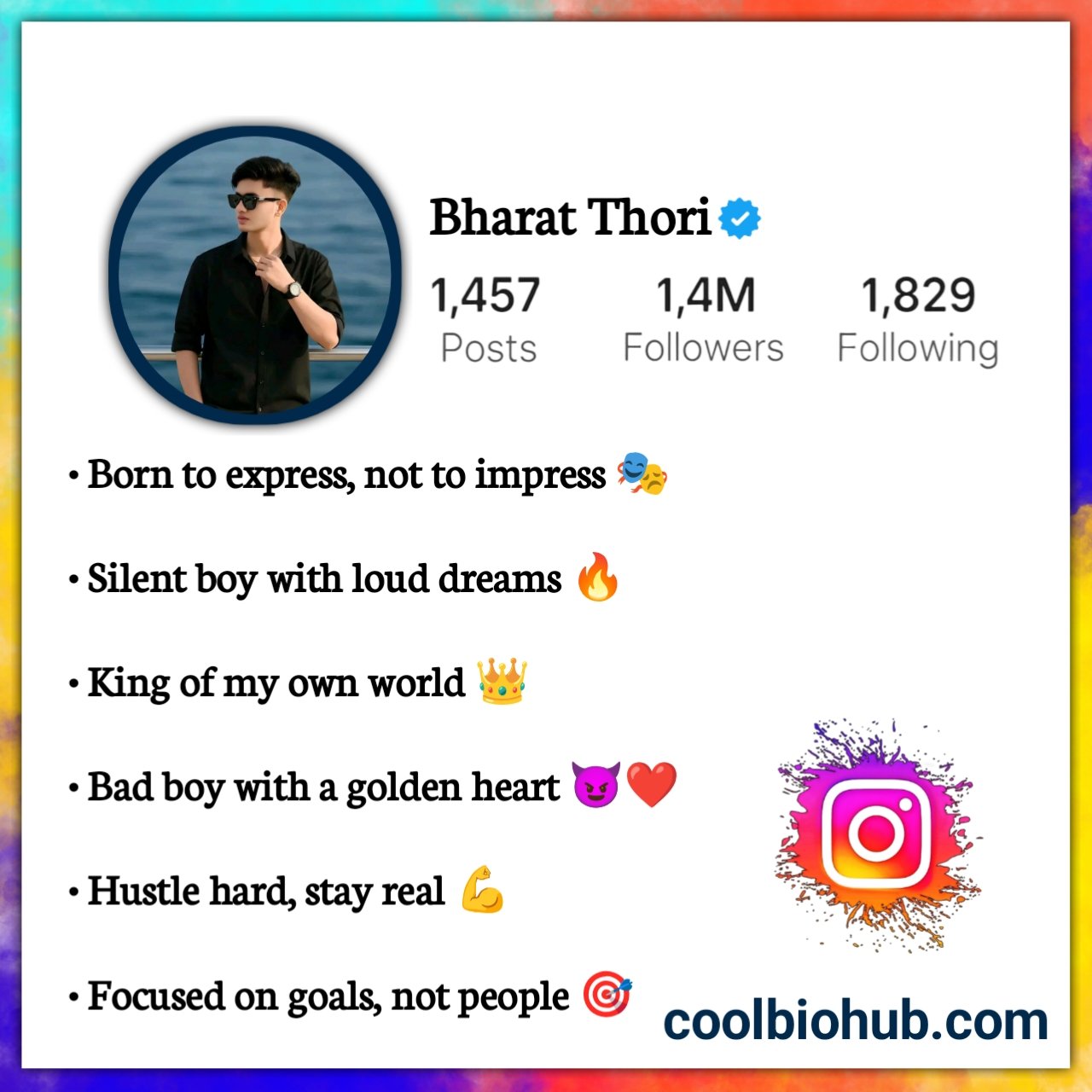 Instagram Bio For Boys In English
