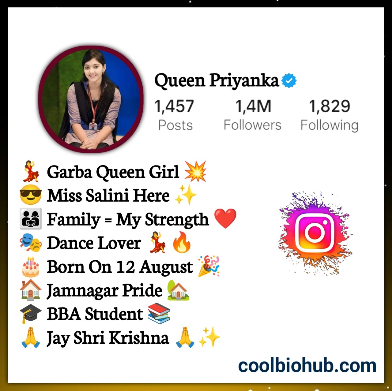 Student Bio For Instagram For Girl