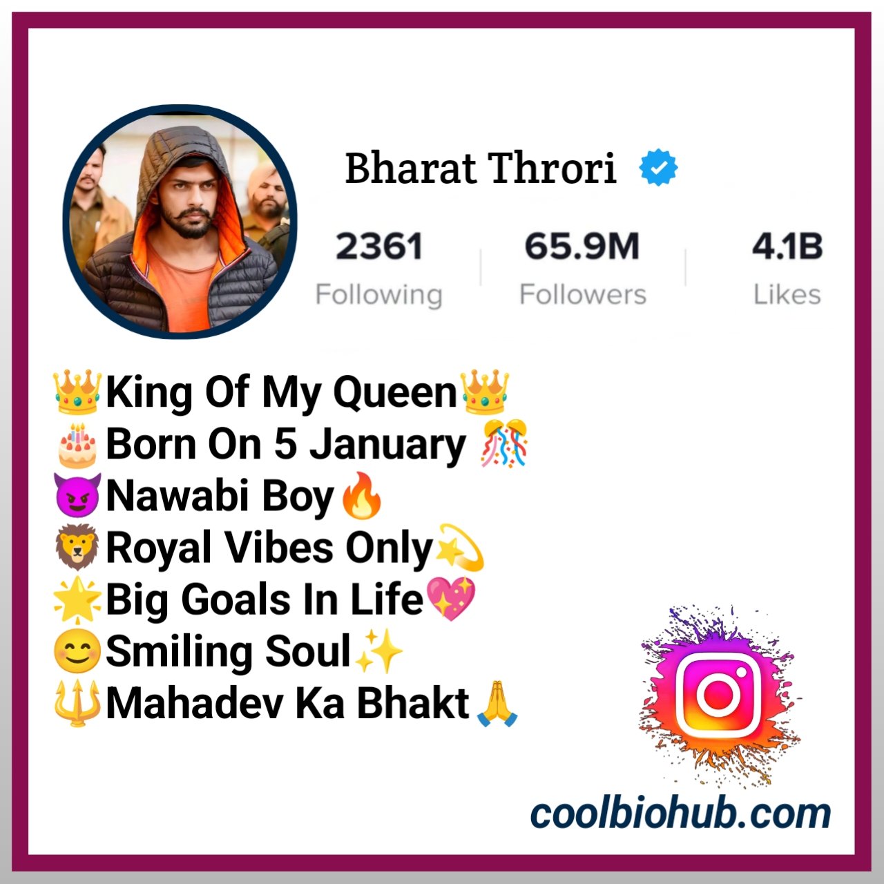 Boys Instagram Bio Stylish