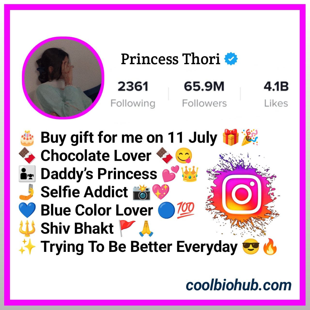 Stylish Facebook Bio For Girls