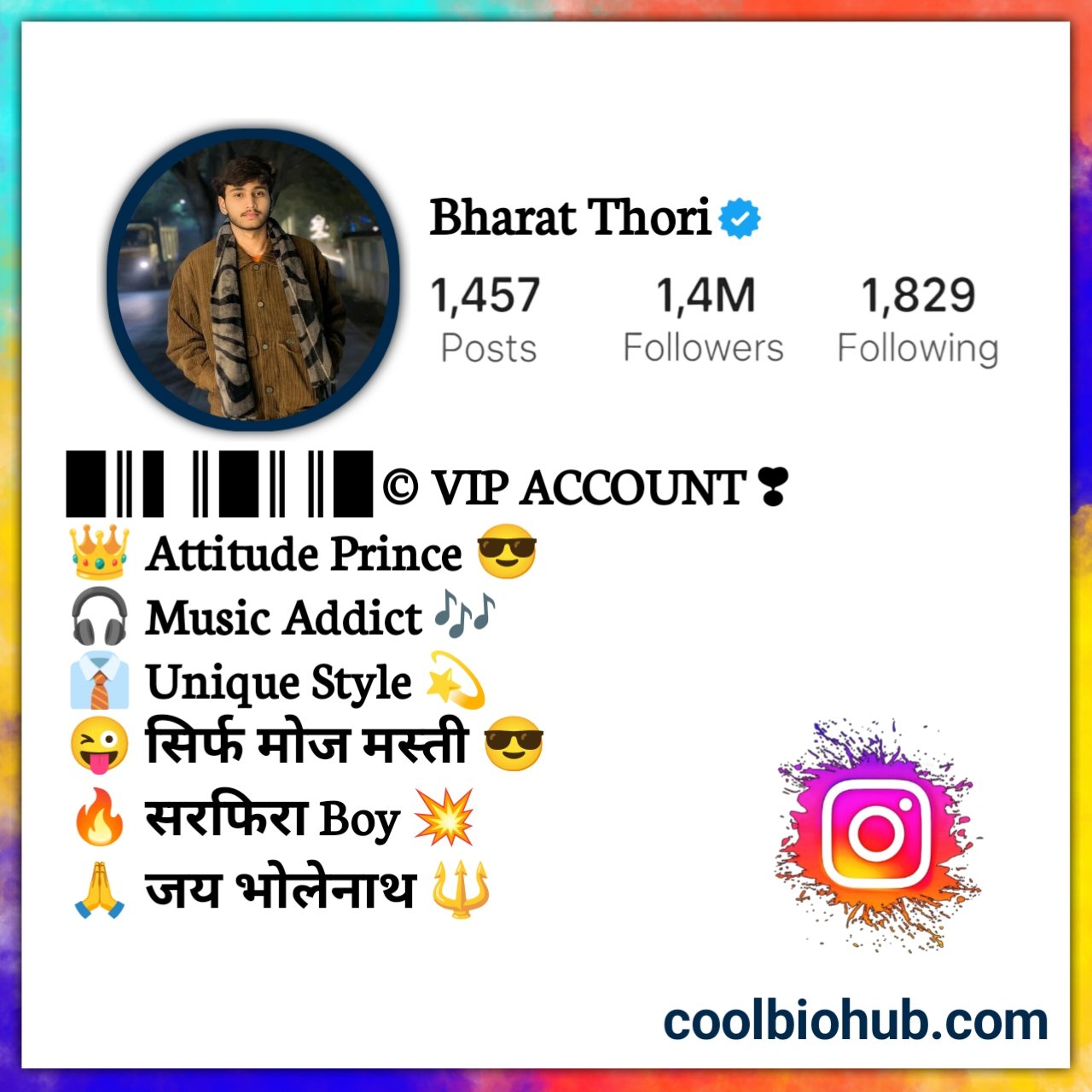 Instagram Bio In Hindi Stylish