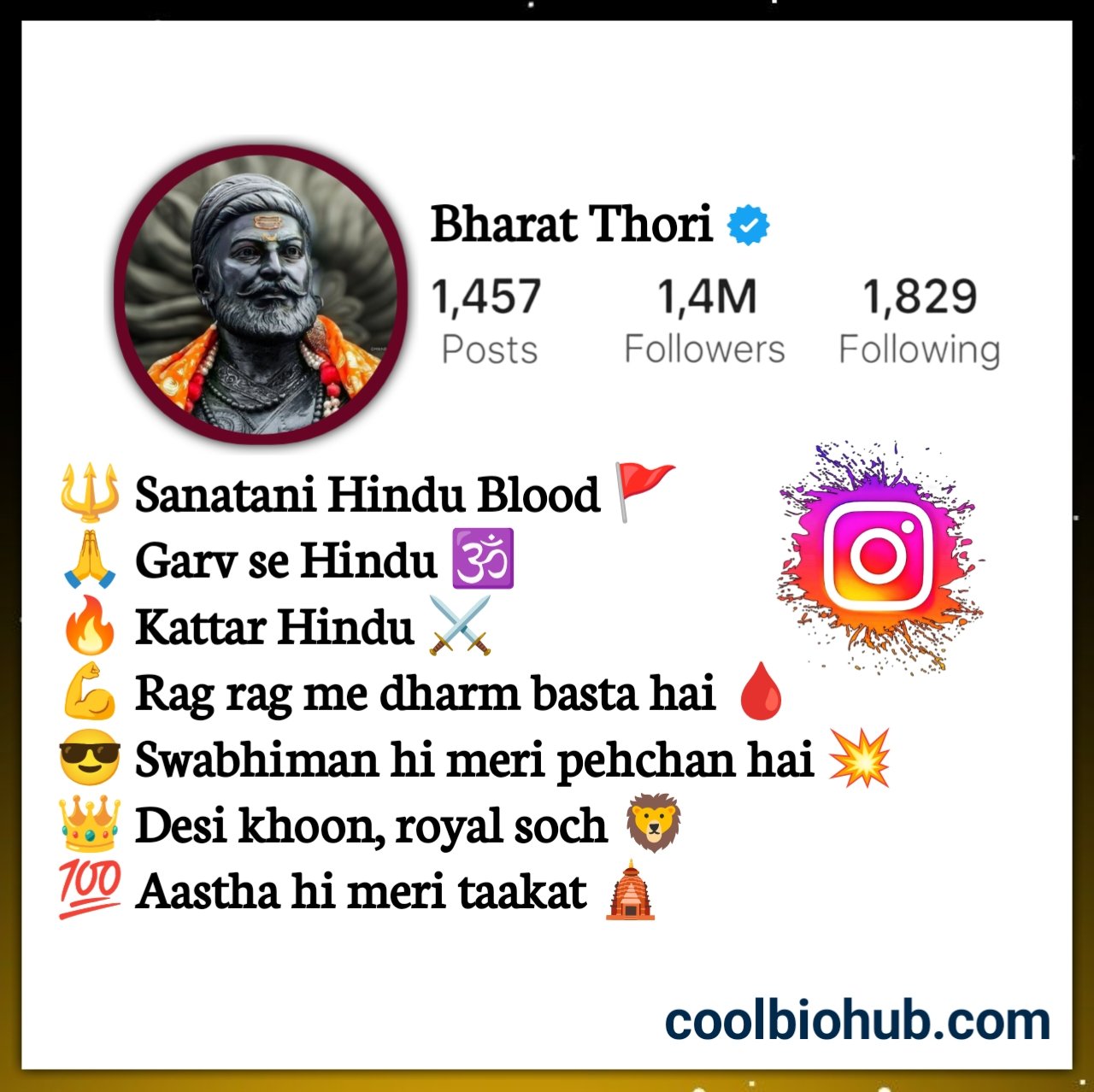 Sanatani Hindu Blood Bio