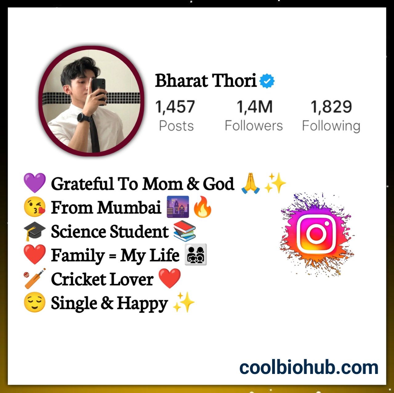 Short Student Bio For Instagram