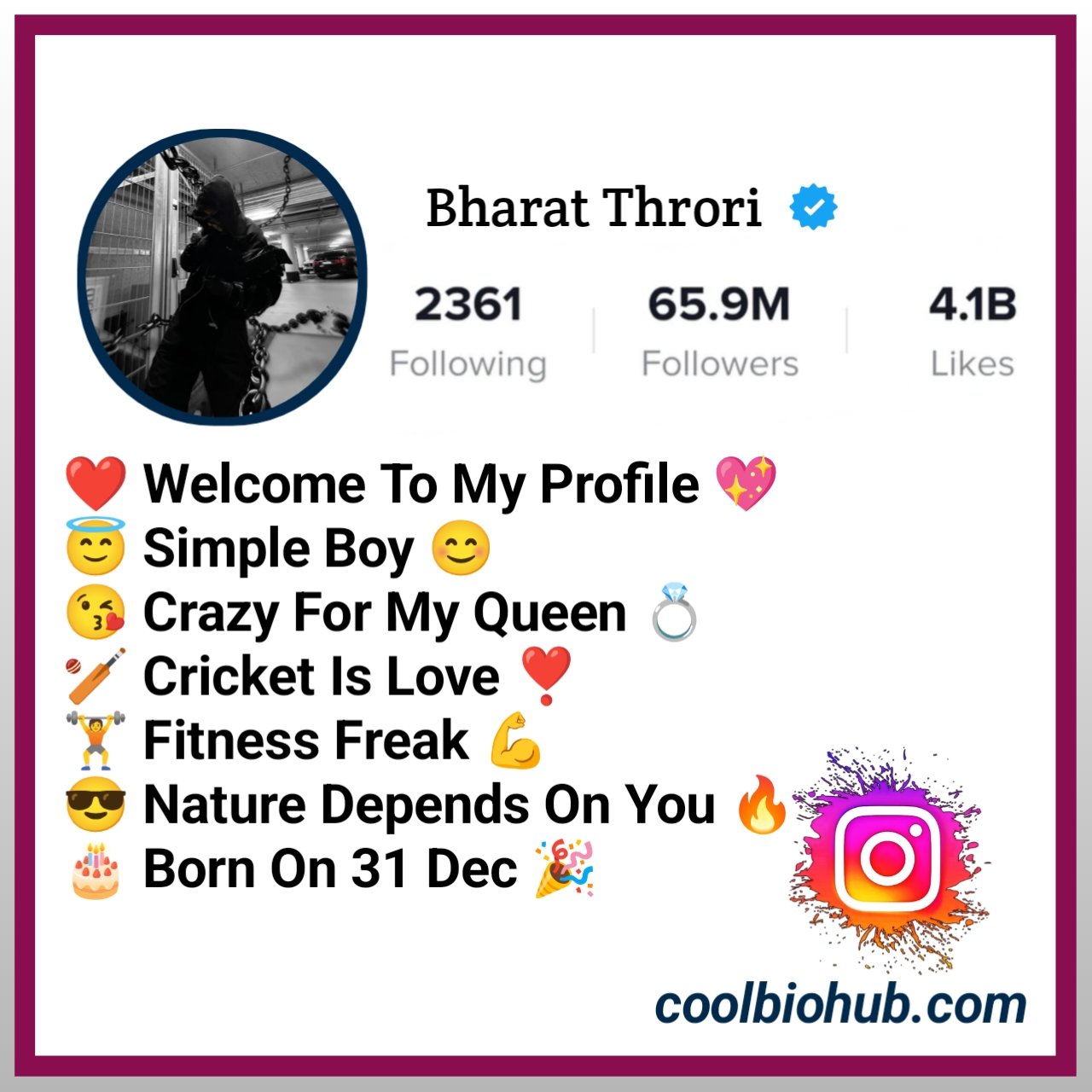 Attitude Bio For Instagram For Boys