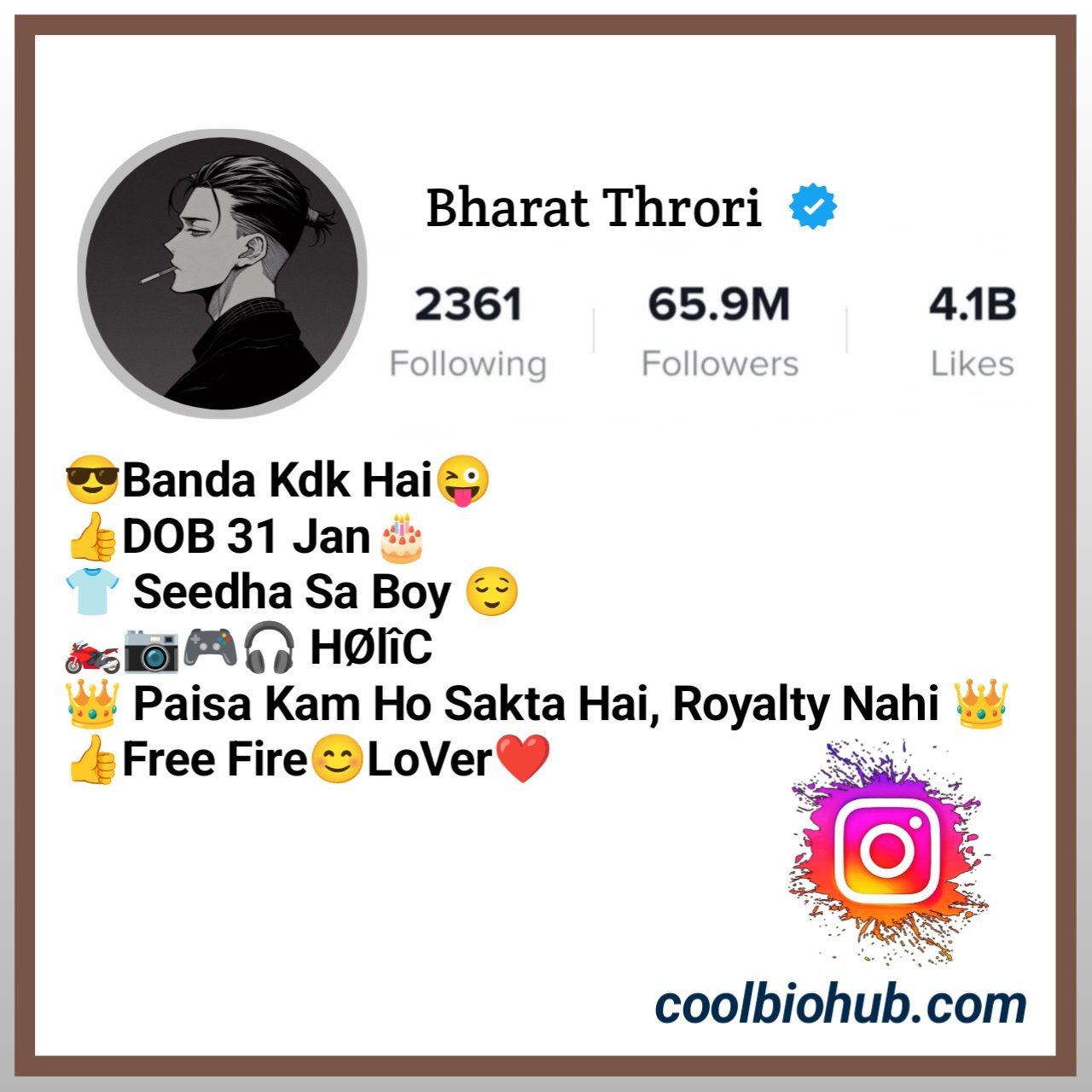 Free Fire bio stylish