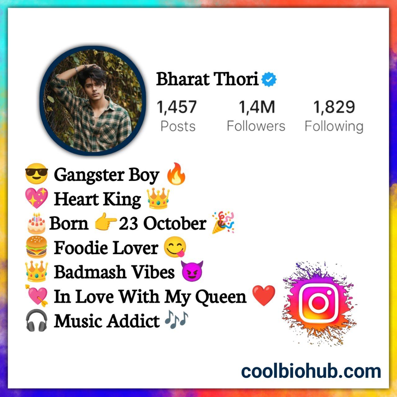 Gangster Bio For Instagram With Emoji