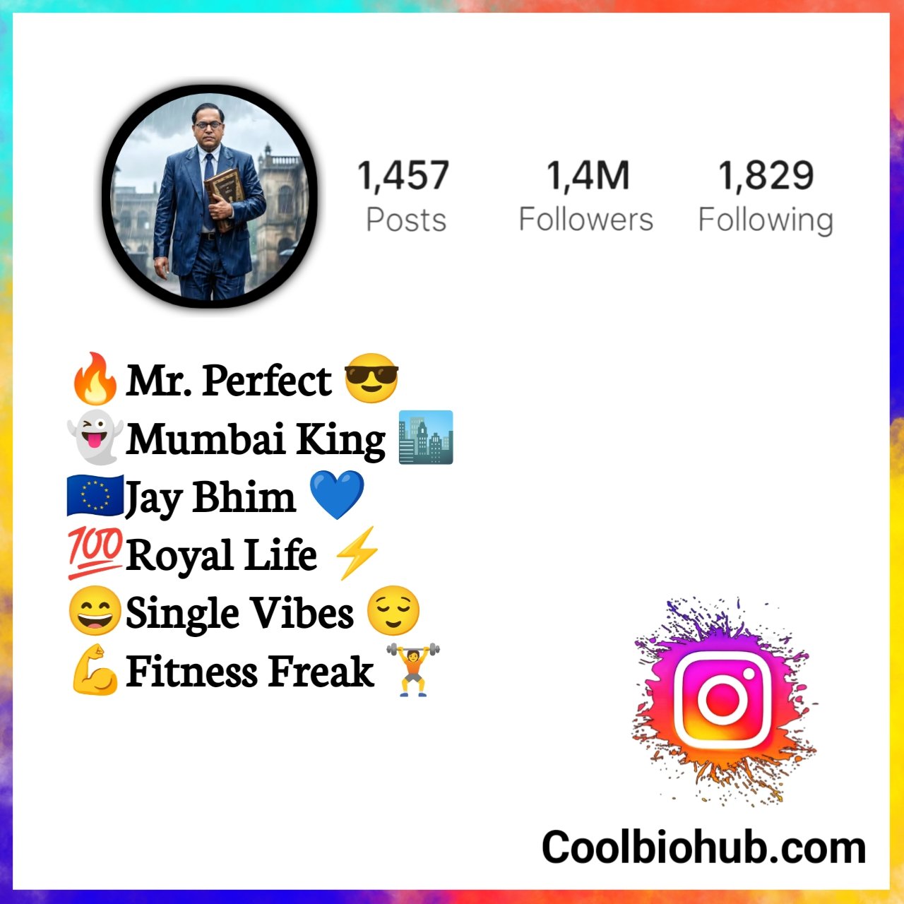 Jai Bhim Bio For Instagram With Emoji
