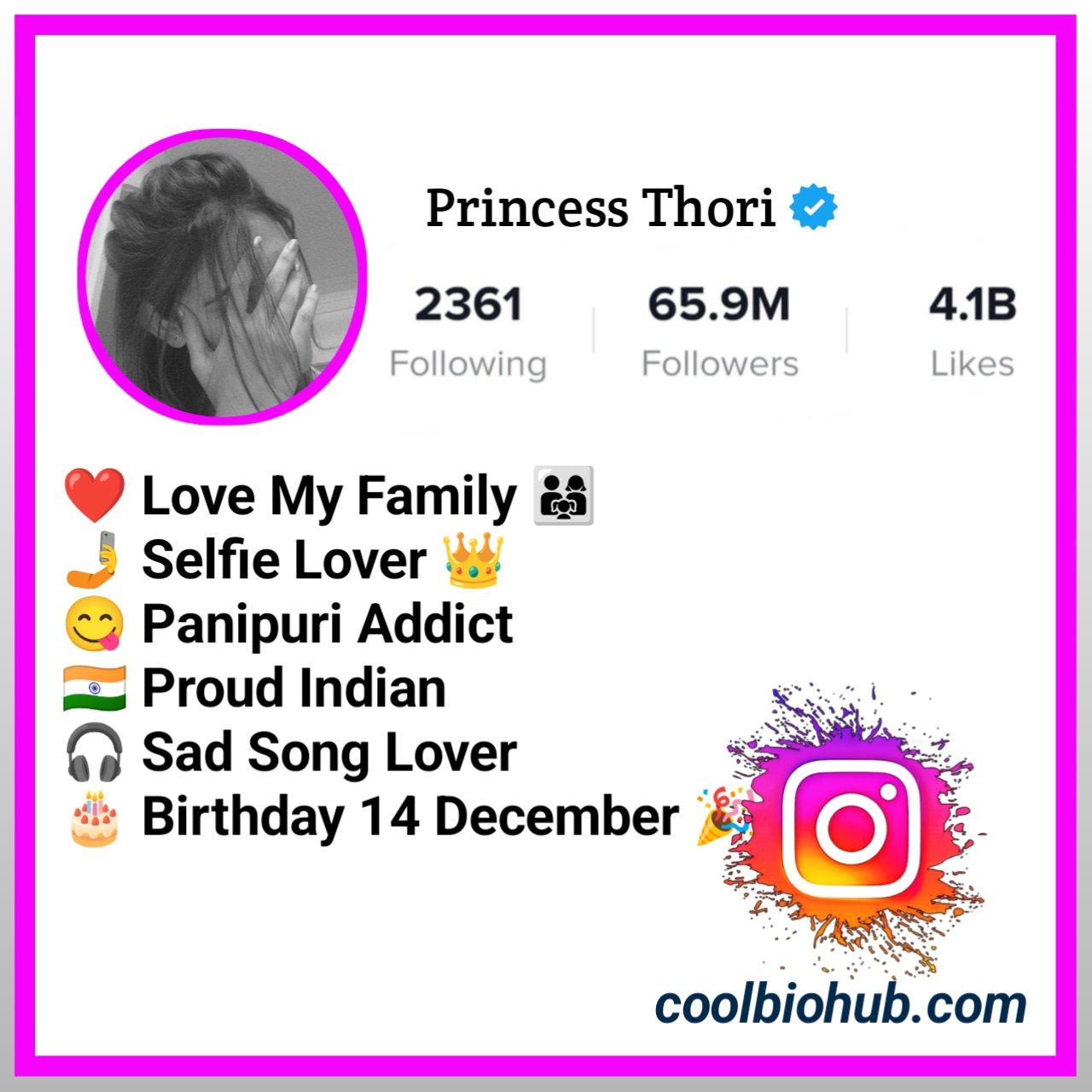 Cute Bio Facebook For Girls