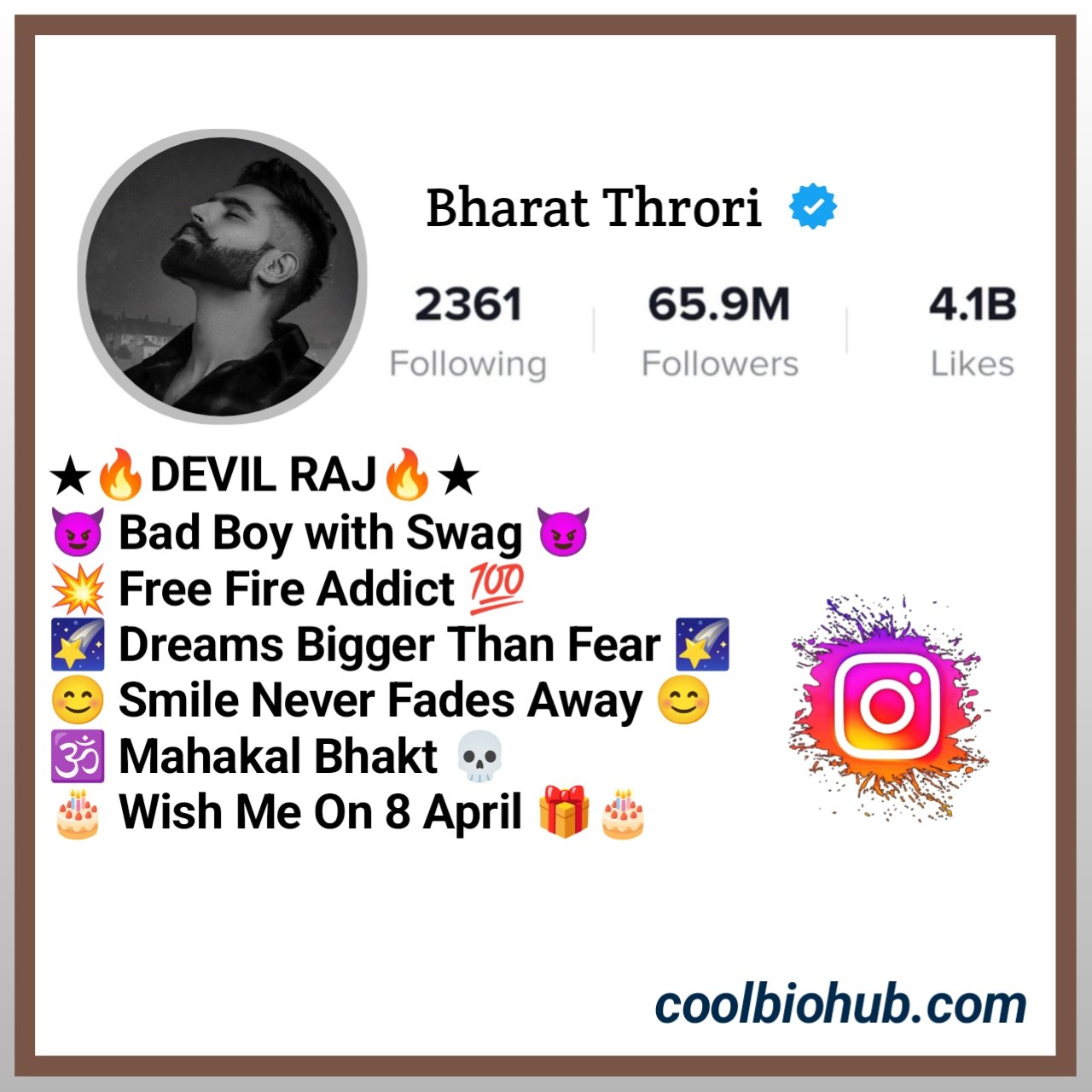 Bio For Free Fire Attitude