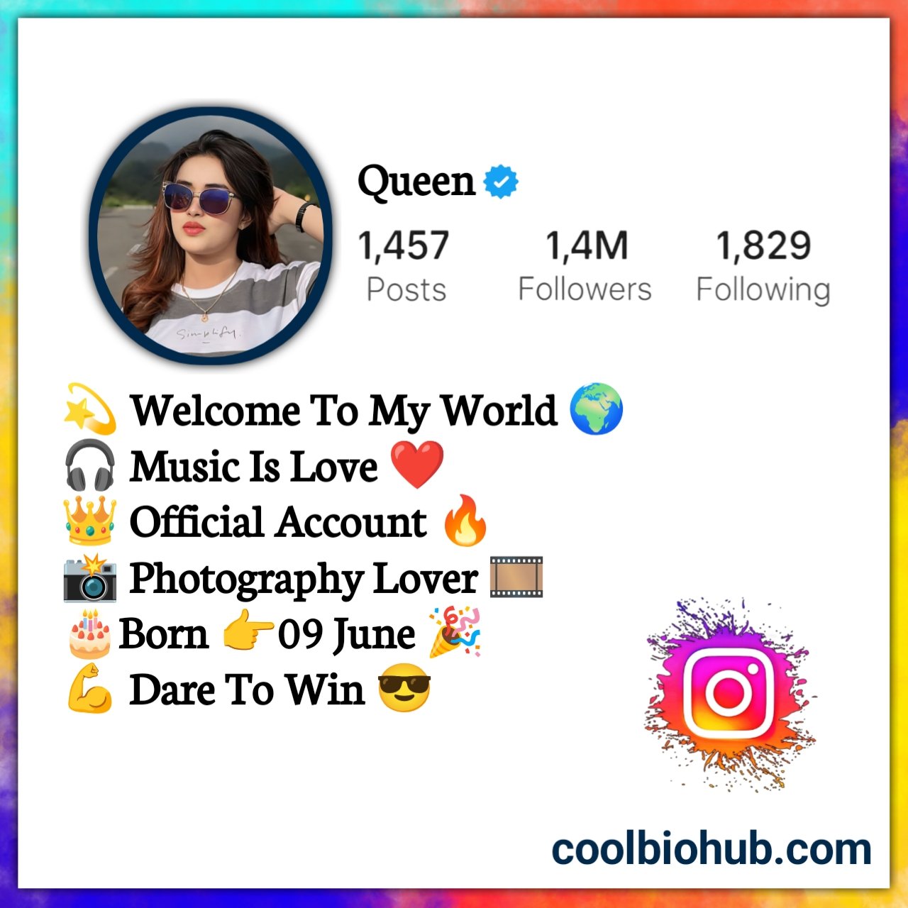 Music Bio For Instagram For Girls