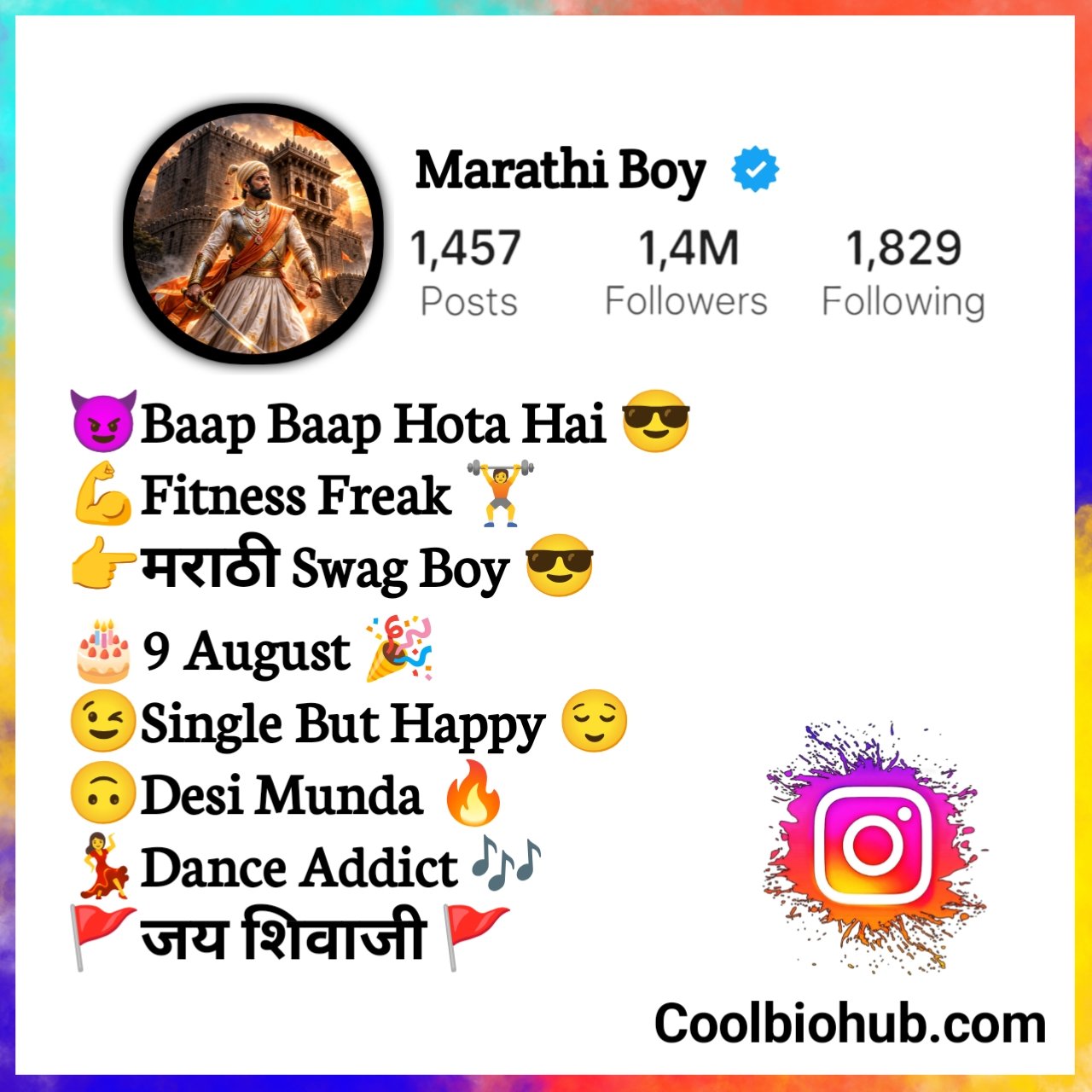 Marathi Bio For Instagram