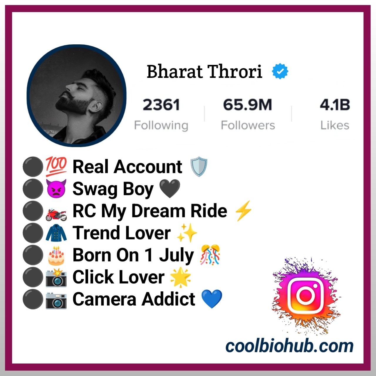 Badmashi bio for instagram for boy