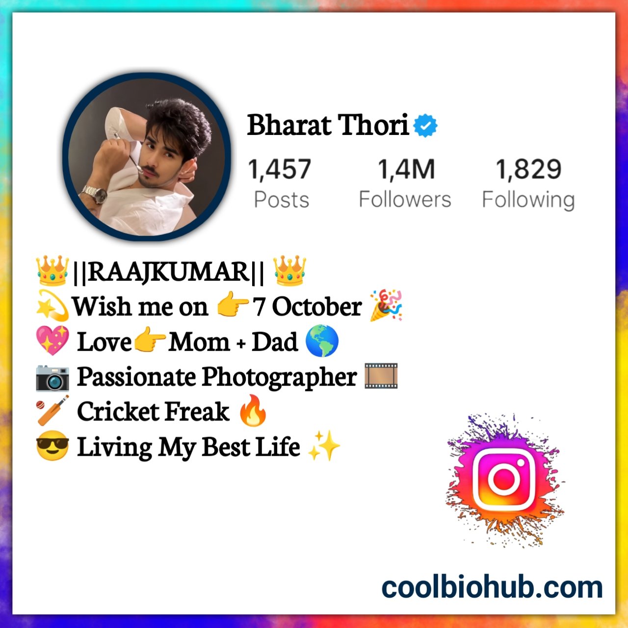 Instagram Bio For Boys Simple